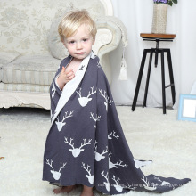 Coton sherpa en peluche de couverture microfibre couverture baby couvertures pour bébé sieste à poussette de berceau